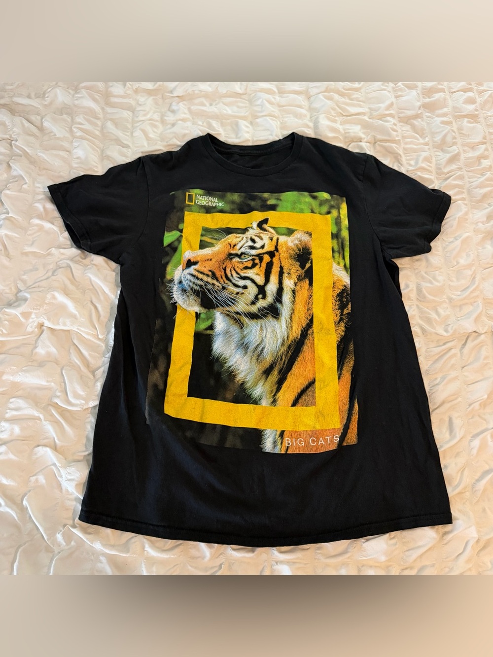National Geographic Big Cats Tiger T Shirt size medium